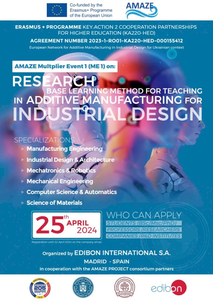 Erasmus+: European Network for Additive Manufacturing in Industrial ...