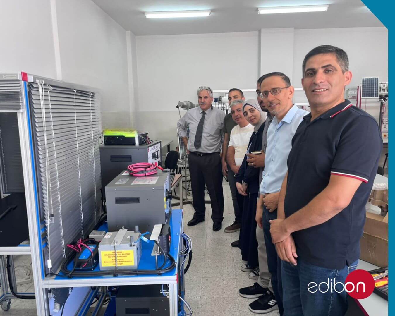 Setting up at Palestine Polytechnic University - Blog EDIBON