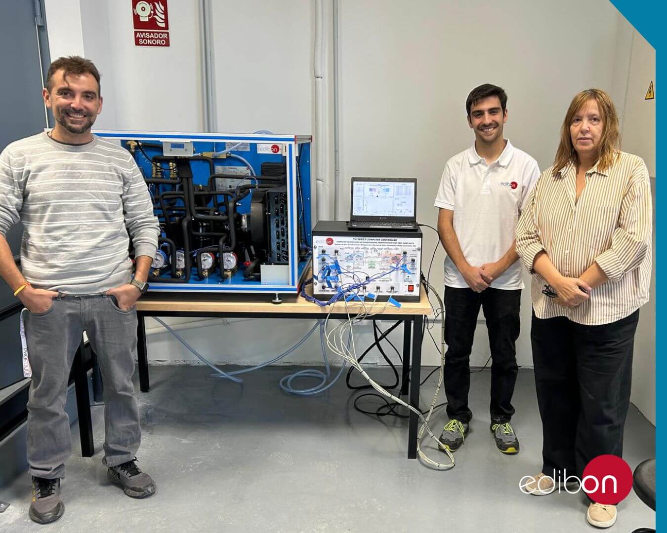 Setting up at Universidad Internacional de La Rioja (UNIR) - Blog EDIBON